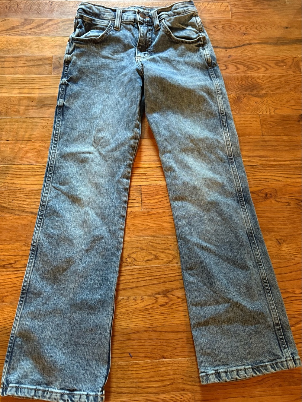 Wrangler Retro Relaxed Boot Adjustable Jeans, 10BRT20GL, Boy’s Size 12 Regular